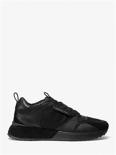 Theo Leather and Mesh Trainer 